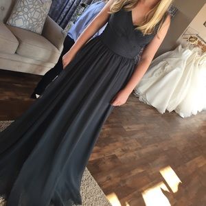 Brand New Charcoal Bridesmaid Dress